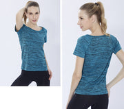 スポーツウェア Tシャツ 半袖 レディース トップス 女性 ラウンドネック フィットネス アウトドア ジョギング トレーニング ウオーキング ヨガウェア シンプル カジュアル 速乾性