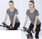 スポーツウェア Tシャツ 半袖 レディース トップス 女性 ラウンドネック フィットネス アウトドア ジョギング トレーニング ウオーキング ヨガウェア シンプル カジュアル 速乾性