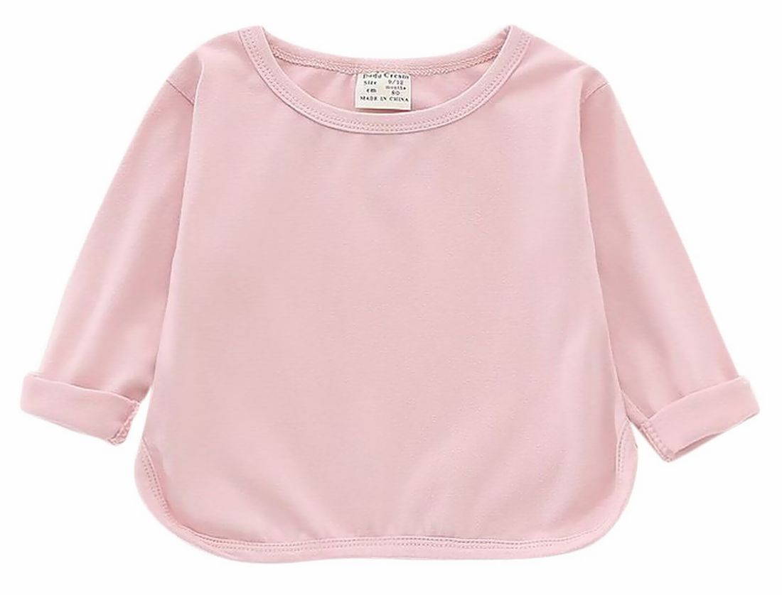 カットソー ベビー キッズ トップス 子供服 女の子 ピンク バリエーション画像