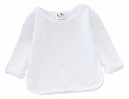 カットソー ベビー キッズ トップス 子供服 女の子 ホワイト バリエーション画像