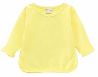 カットソー ベビー キッズ トップス 子供服 女の子 イエロー バリエーション画像