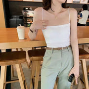 キャミソール カップ付き レディース 女性用 トップス インナー ノースリーブ 無地 シンプル おしゃれ きれいめ カジュアル オフィス