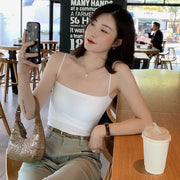 キャミソール カップ付き レディース 女性用 トップス インナー ノースリーブ 無地 シンプル おしゃれ きれいめ カジュアル オフィス