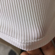 カットソー Tシャツ トップス レディース 女性 胸開き 半袖 ストレッチ 伸縮素材シンプル オシャレ 夏 ジッパー ブラック ホワイト セクシー