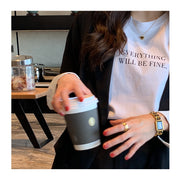 Tシャツ カットソー 半袖 レディース 女性 婦人 ゆったり 大きいサイズ クルーネック ラウンドネック 英字ロゴ プリント シンプル カジュアル お洒落 可愛い 春 夏 M 2XL