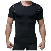 スポーツインナー スポーツウェア Tシャツ 半袖 ラウンドネック メンズ 紳士用 運動着 トレーニングウエア 無地 ステッチ シンプル ジム フィットネス 筋トレ ジョギング マラソン 運動 サッカー バスケ フットサル 伸縮性 大きいサイズ