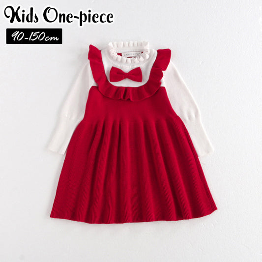 ワンピース ニット 子供服 キッズ ジュニア ベビー 商品画像