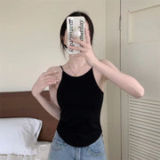 キャミソール ブラトップ レディース 女性 トップス ノースリーブ カップ付き カップ入り 薄手 無地 ホワイト ブラック グレー シンプル カジュアル ラフ フェミニン クール かっこいい 可愛い キュート おしゃれ 春 夏