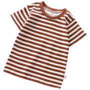 Tシャツ カットソー 半袖 キッズ 子供服 男の子 女の子 トップス ラウンドネック ボーダー柄 女児 男児 かわいい おしゃれ 定番 シンプル カジュアル お出かけ 部屋着 通学 遊び着