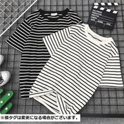 Tシャツ 半袖 レディース ラウンドネック ボーダー おしゃれ かわいい シンプル カジュアル 着回し 夏 涼しい
