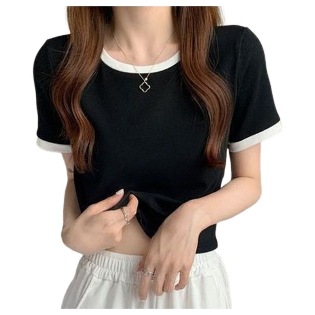 Tシャツ 半袖 カットソー レディース 女性 婦人服 トップス ラウンドネック 大きいサイズ 無地 シンプル 定番 ベーシック 着回し ヘビロテ カジュアル かわいい お出かけ 夏 春 黒 灰 白 ピンク 青