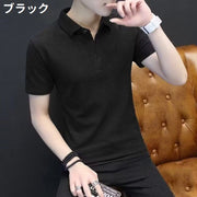 ポロシャツ 半袖 メンズ 大きいサイズ トップス Tシャツ カットソー スポーツ ビジネス ゴルフウェア 夏服 無地 シンプル
