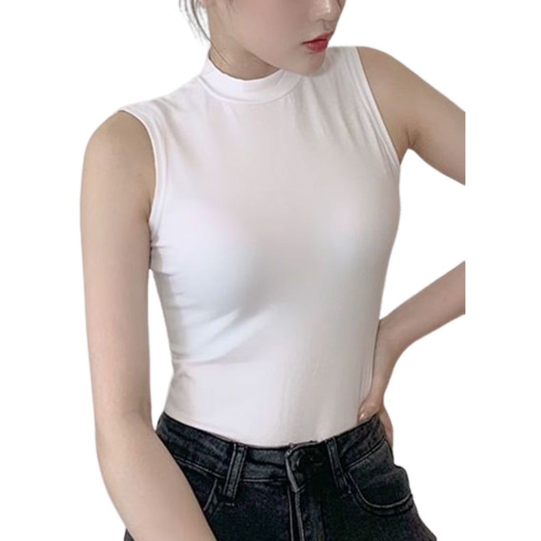 カットソー レディース 女性用 トップス ノースリーブ クルーネック 無地 単色 シンプル カジュアル おしゃれ 普段使い おでかけ 夏服 大きいサイズ ブラック ホワイト グレー