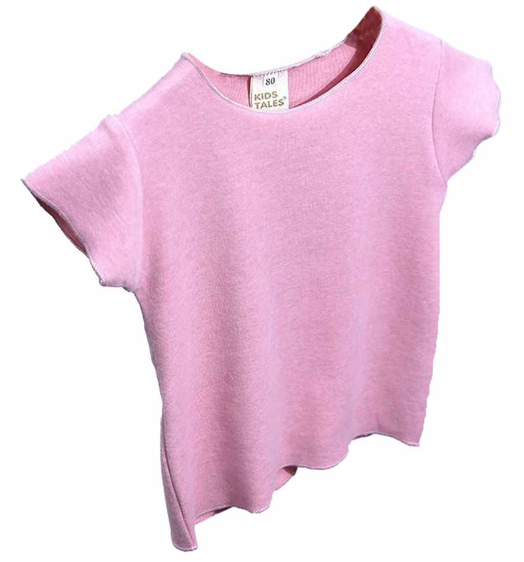 Tシャツ トップス 半袖 子供服 ベビー キッズ 夏 かわいい シンプル カットソー クルーネック 丸襟 無地 カジュアル 通園 通学