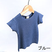 Tシャツ トップス 半袖 子供服 ベビー キッズ 夏 かわいい シンプル カットソー クルーネック 丸襟 無地 カジュアル 通園 通学