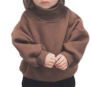トレーナー キッズ トップス タートルネック 長袖 プルオーバー 無地 シンプル かわいい カジュアル おしゃれ 女の子 男の子 子供服 幼稚園 小学生