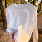 長袖Tシャツ カットソー 男女兼用 ユニセックス メンズ 男性 レディース 女性 大きいサイズ ロング ラウンドネック シンプル おしゃれ