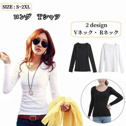 長袖Tシャツ ロングＴシャツ カットソー レディース 女性用 婦人用 商品画像