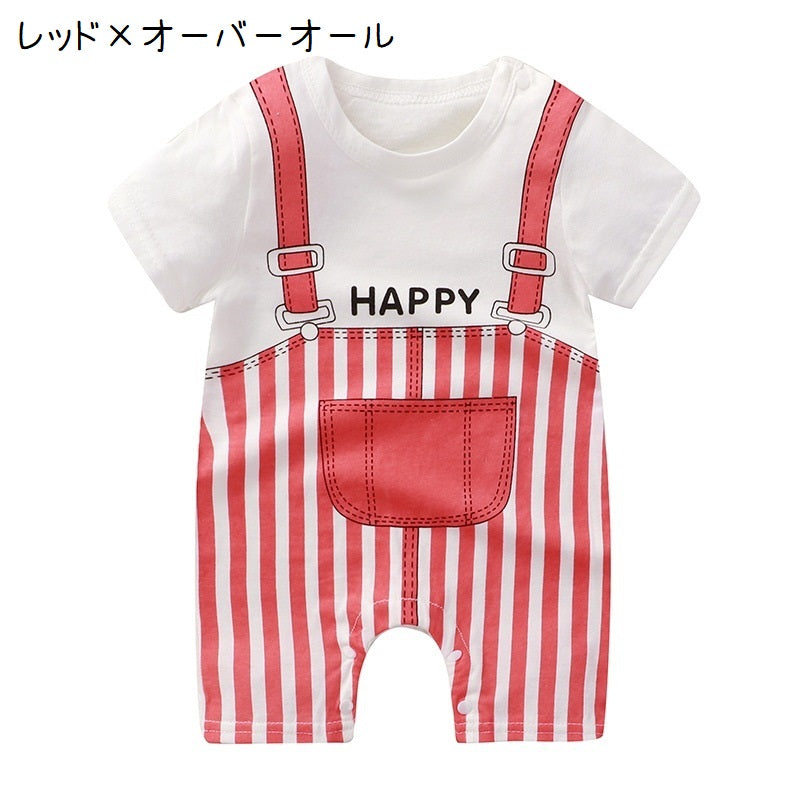 ロンパース つなぎ 半袖 ベビー 赤ちゃん 子供 商品画像4