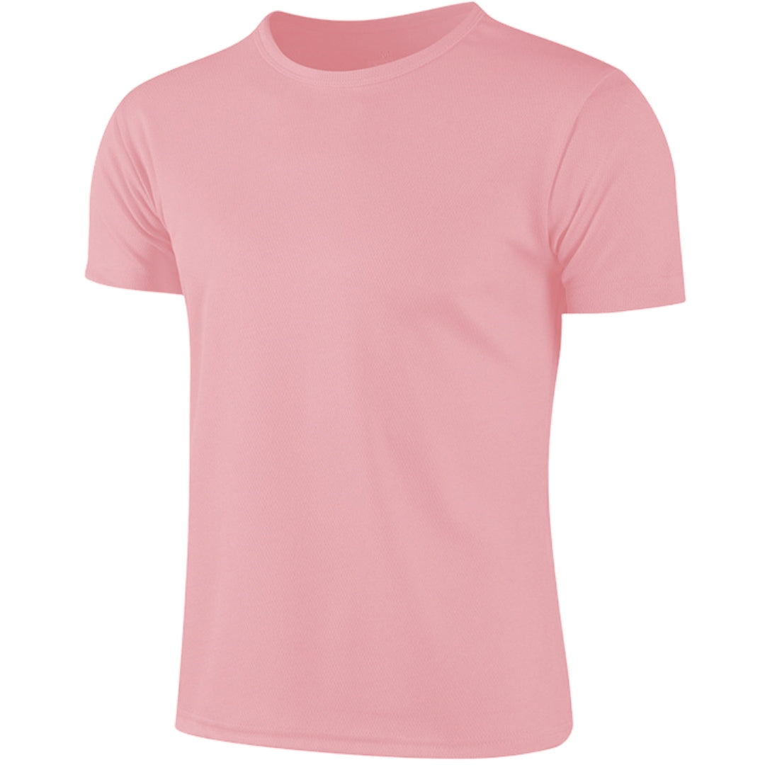 半袖Tシャツ クルーネックTシャツ レディース 女性 婦人 メンズ ピンク バリエーション画像