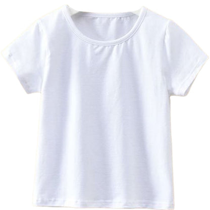 カットソー Tシャツ 半袖 トップス キッズ ベビー ホワイト×シンプル バリエーション画像