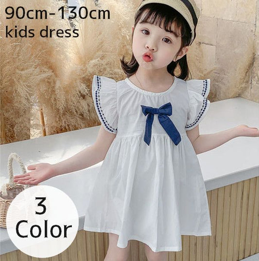 ワンピース ノースリーブ 子供服 キッズ 女の子 肩フリル 商品画像