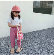 Tシャツ トップス カットソー 半袖 キッズ 子ども 子供服 ベビー 女の子 男の子 女児 男児 ガール ジュニア クルーネック 無地 シンプル カジュアル おしゃれ かわいい 春 夏 幼児 幼稚園 保育園 通園 通学 白 黒 黄 緑 青 ビビッド パステル くすみ 重ね着 カラバリ豊富 カラフル 衣装 イベント お揃い