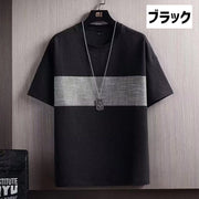Tシャツ カットソー シャツ 半袖 トップス メンズ 男性 紳士 ラウンドネック ユニセックス デイリー カジュアル クルーネック 涼し気 爽やか おしゃれ シンプル
