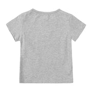 Tシャツ カットソー ベビー 赤ちゃん 子供 女の子 男の子 トップス 子ども服 半袖 ラウンドネック 無地 白 グレー ベージュ ホワイト シンプル 夏服 お出かけシーン