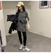 カットソー 長袖 レディース 女性 トップス 大きいサイズ ラウンドネック 袖リブ ボーダー しましま タグ付き ドロップショルダー ロンT カジュアル シンプル かわいい おしゃれ 着回し ヘビロテ 定番 黒 ベージュ