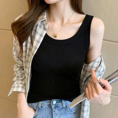 タンクトップ レディース 女性 大きいサイズ トップス ノースリーブ 商品画像3