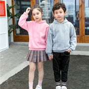 パーカー プルオーバー キッズ ジュニア 男の子 女の子 子供服 トップス フード付き 紐付き 無地 単色 シンプル かわいい かっこいい おしゃれ カジュアル お揃い お出かけ