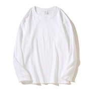 長袖Tシャツ ロングTシャツ カットソー ロンT メンズ 紳士用 男性 トップス ラウンドネック 丸首 無地 シンプル 定番 ベーシック シンプル 単色 おしゃれ かっこいい カジュアル きれいめ 大きいサイズ