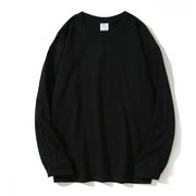長袖Tシャツ ロングTシャツ カットソー ロンT メンズ 紳士用 男性 トップス ラウンドネック 丸首 無地 シンプル 定番 ベーシック シンプル 単色 おしゃれ かっこいい カジュアル きれいめ 大きいサイズ