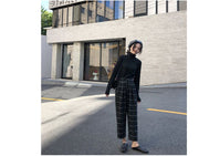 カットソー 長袖 レディース トップス ハイネック プルオーバー 無地 ソリッドカラー 婦人服 シンプル 大きいサイズあり きれいめ 着回し 定番 カジュアル 女性用 普段着 デイリー 外出 お出掛け 通勤 通学 M L XL 2XL