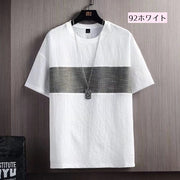 Tシャツ カットソー トップス 半袖 クルーネック ラウンドネック 丸首 シンプル カジュアル おしゃれ かっこいい クール 単色 バイカラー デイリー 普段着 ブラック ホワイト 着回し