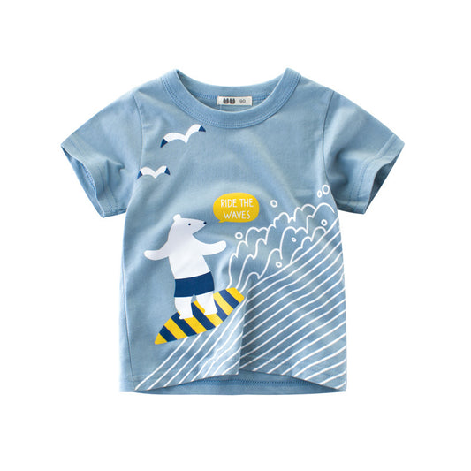 Tシャツ カットソー ラウンドネック 丸襟 丸首 半袖 商品画像