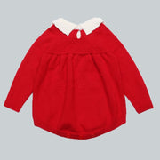ロンパース ベビー キッズ 子供服 長袖 ニット セーター カバーオール 股下ボタン つなぎ 出産祝い プレゼント ギフト