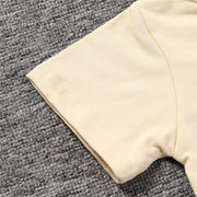 ロンパース 半袖 子供 ベビー 赤ちゃん キッズ 男の子 女の子 洋服 つなぎ 長ズボン 股下ボタン 英字ロゴ 子供服 ベビー服