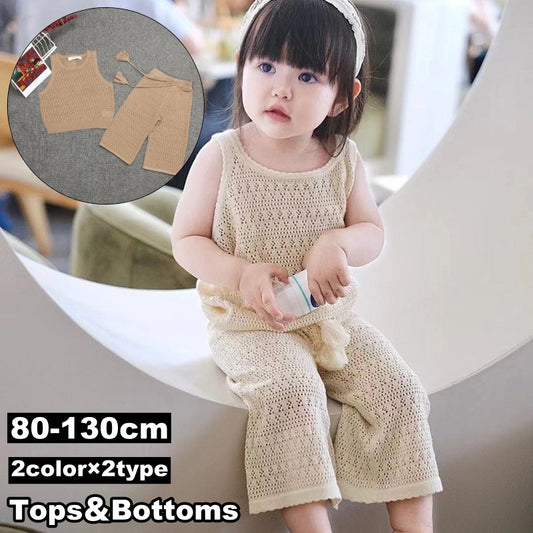 ニット サマーニット 透かし編み キッズ ベビー 女の子 商品画像