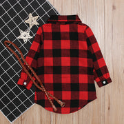 ワンピース 子供服 こども ベビー キッズ ワンピース ベルトつき ブロックチェック チェック 長袖 女の子 女児 80 90 100 110 120