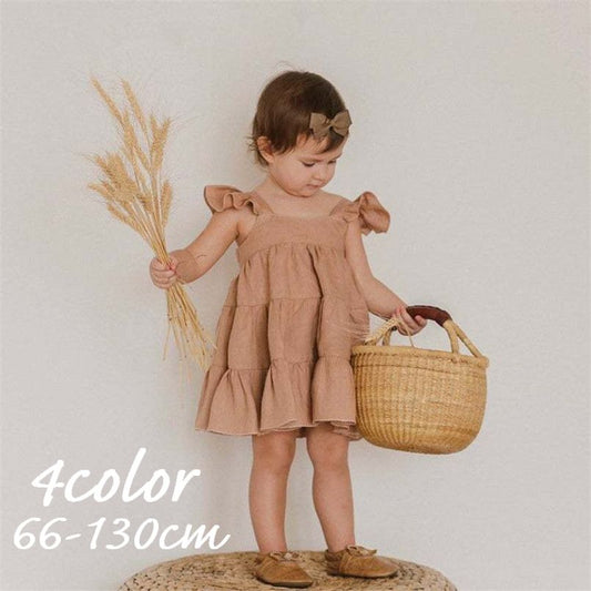 ティアードワンピース 子供服 キッズ ベビー 女の子 ノースリーブ 商品画像