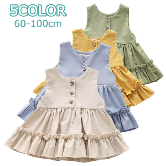 ワンピース ノースリーブ こども服 キッズ ベビー 女の子 商品画像