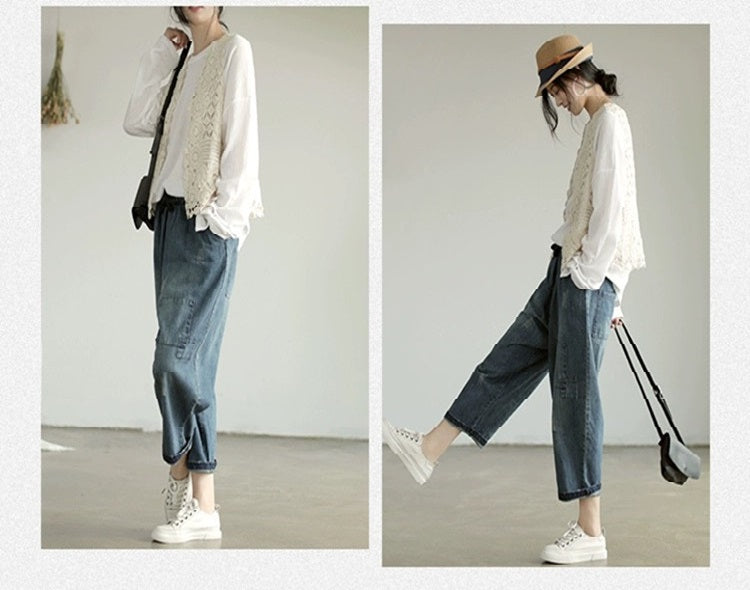 ベスト ニット 透かし編み レディース 女性 婦人服 商品画像2