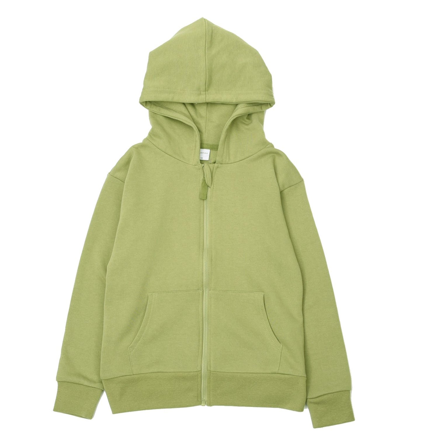 子供服 パーカー ジップパーカー 男の子 女の子 裏毛 カーキ バリエーション画像