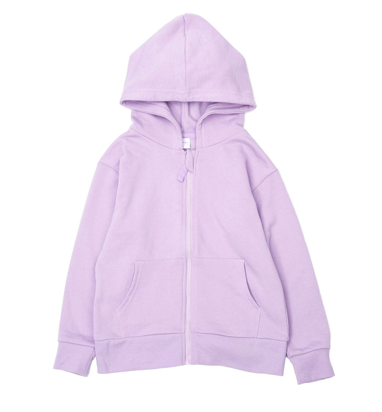 子供服 パーカー ジップパーカー 男の子 女の子 裏毛 ラベンダー バリエーション画像