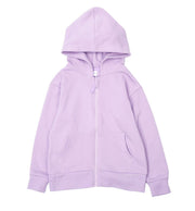 子供服 パーカー ジップパーカー 男の子 女の子 裏毛 長袖 キッズ ジュニア 90-150cm シンプル 無地 カジュアル 着まわし ポケット付き フーディー リンクコーデ 羽織り くすみカラー カラバリ豊富 リブ袖 ジップアップ 春服 秋服 子ども