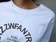 Tシャツ 長袖 レディース ラウンドネック カットソー 女性 英字ロゴ ロンT シンプル かっこいい クルーネック 重ね着 プルオーバー モノトーン 婦人用 英語 アルファベット