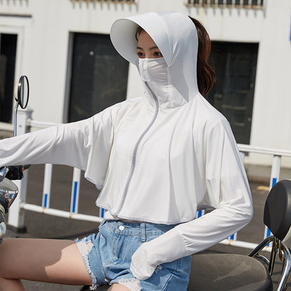 ラッシュガード レディース ラッシュパーカー 長袖 UVカットパーカー ジッパー 商品画像3