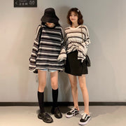 カットソー 長袖 ロンT ロングTシャツ チュニック レディース 女性 婦人 大きいサイズ ドロップショルダー 薄目 薄い 軽量 透け感 透ける ボーダー柄 マカロンカラー ラウンドネック クルーネック ゆったり 体型カバー
